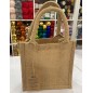 Borsa di yuta colore naturale 20 x 20