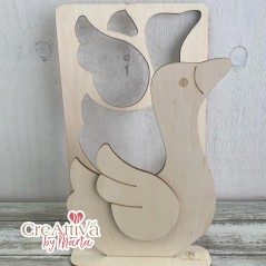 Formastencil Easywood Oca Giuliva H.24cm -Merceria creativa