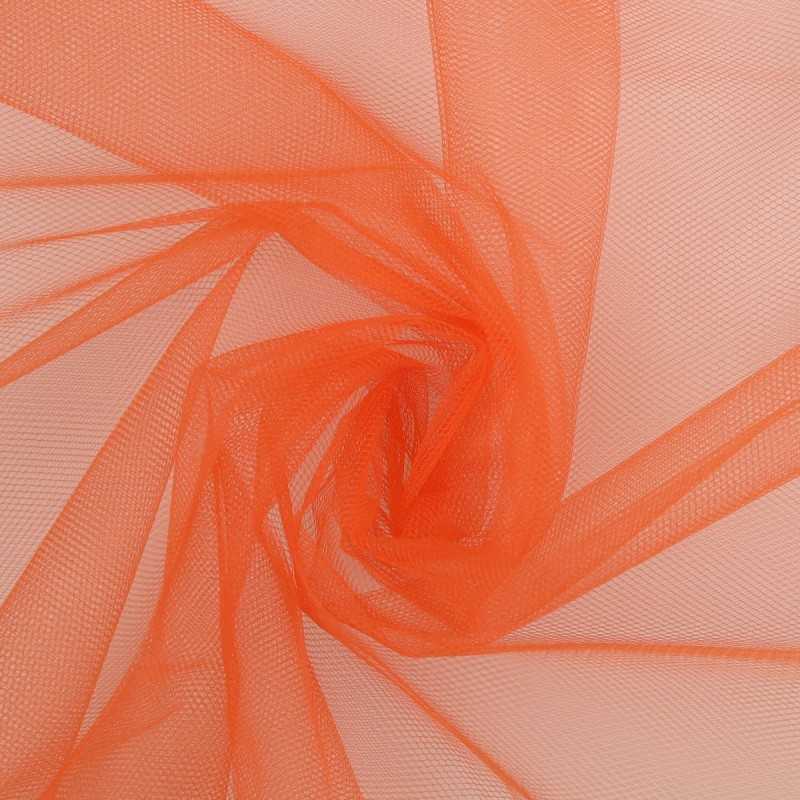 Tessuto in tulle arancio, altezza 1,50 m