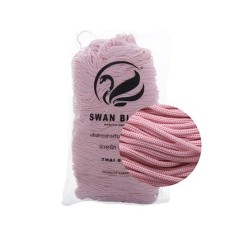 Cordoncino Tre sfere modello Swan Black rosa chiaro