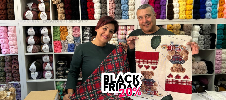 BLACK FRIDAY CREATIVO: SCONTO DEL 20% SU TUTTO IL SITO!